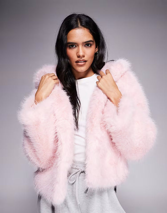 Pink Fur Coat